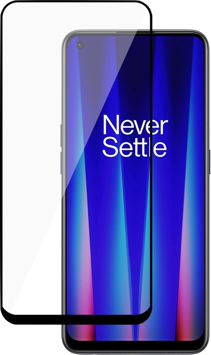 Screenprotector geschikt voor OnePlus Nord CE 2 - Beschermglas Gehard Glas Tempered Glass Full Screen Protector