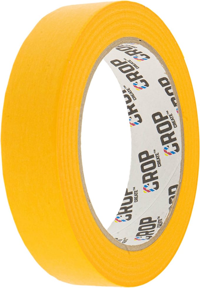 CROP Washi Tape Oranje 24mm - per rol
