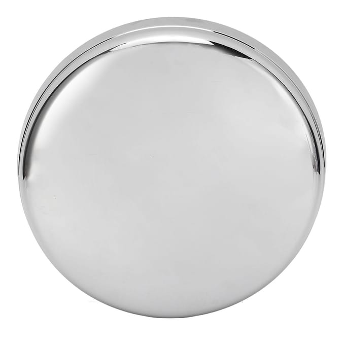2 Pièces Cache Central de Moyeu de Roue Avant 52106876AD Chrome Look Élégant Cache Central de Moyeu pour 3500 2003 à 2018 Avec Roues Doubles white