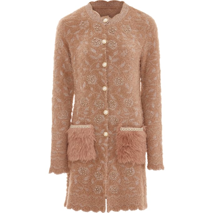 Faina Vest Dames Donkerroze roségoud