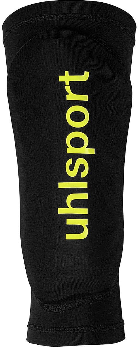 Uhlsport X Plate Scheenbeschermer - Zwart / Fluogeel | Maat: M