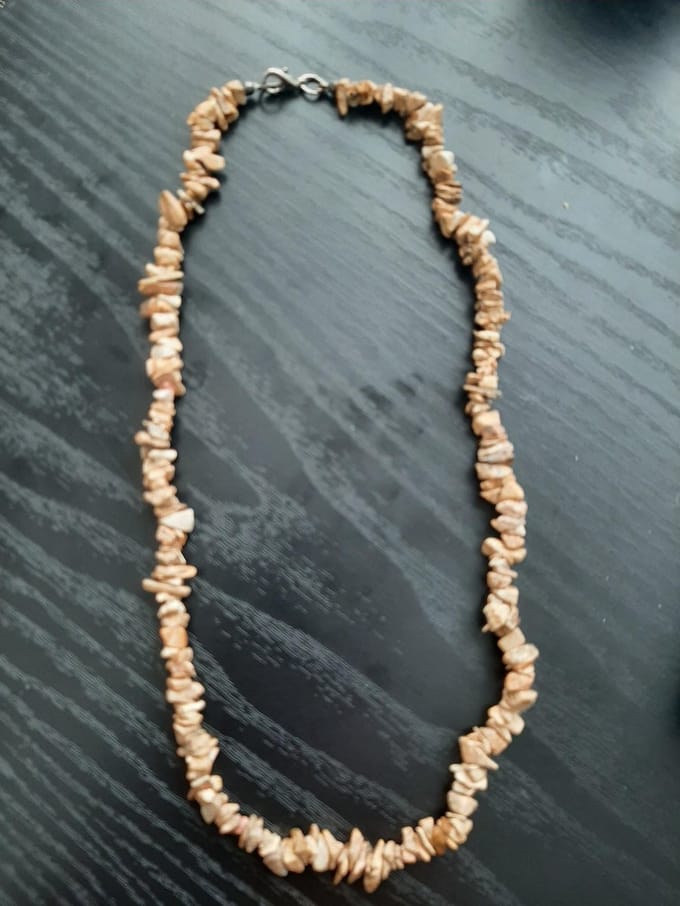 Jaspis landschap splitketting