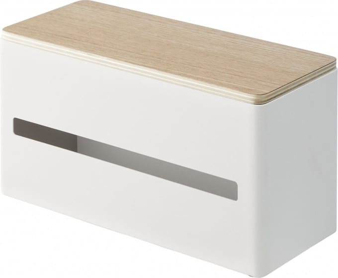 Yamazaki Tissuebox Dubbelzijdig - Rin - Beige