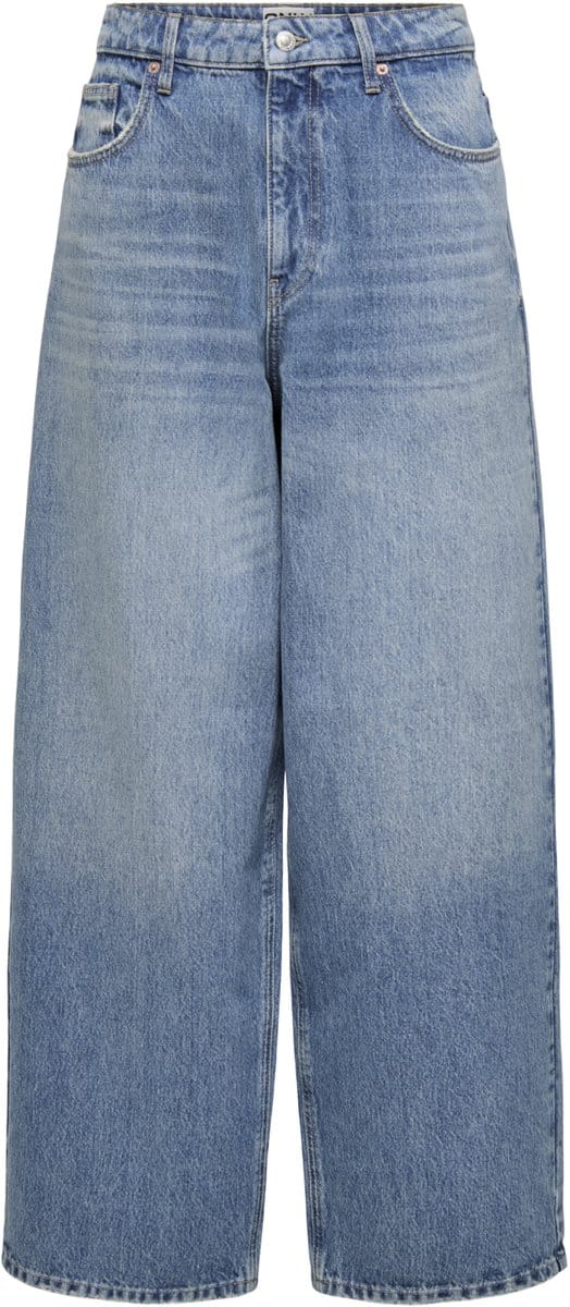 ONLY - ONLAMBER LW OVERSIZED BAGGY DNM DOT - Meisjes - Jeans