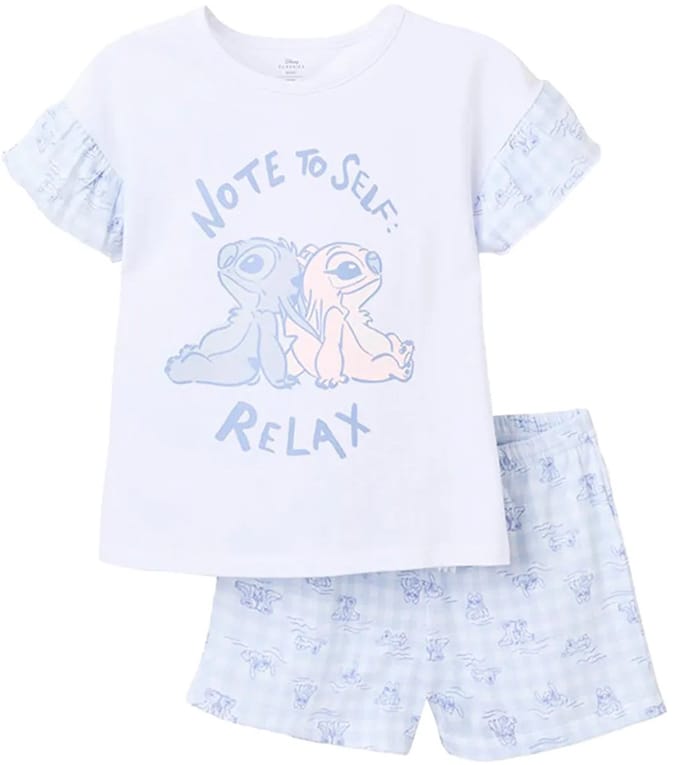 Zippy 3107115201 Korte Mouw Pyjama Wit 6-7 Years Meisje