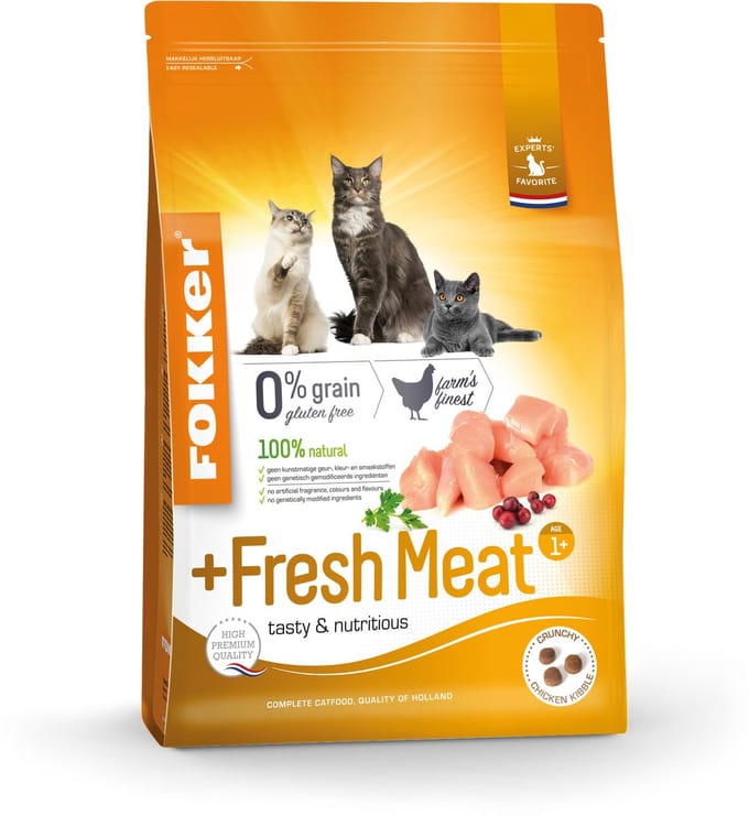 Fokker Cat + Fresh Meat 7 kg.
