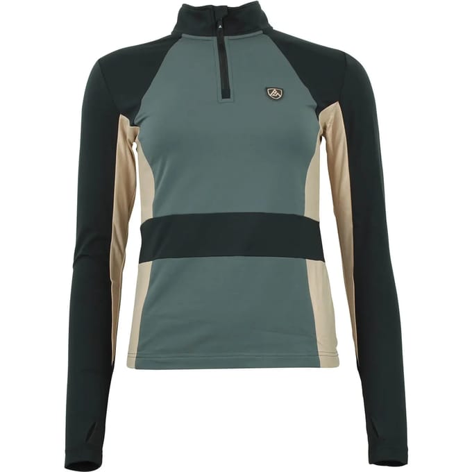 Dames t-shirt 1st skin met ritssluiting Peak Mountain