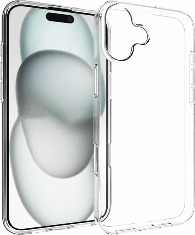 Silicone Hoesje Geschikt voor: iPhone 16 Plus - Soft Silicone - Transparant- ZT Accessoires
