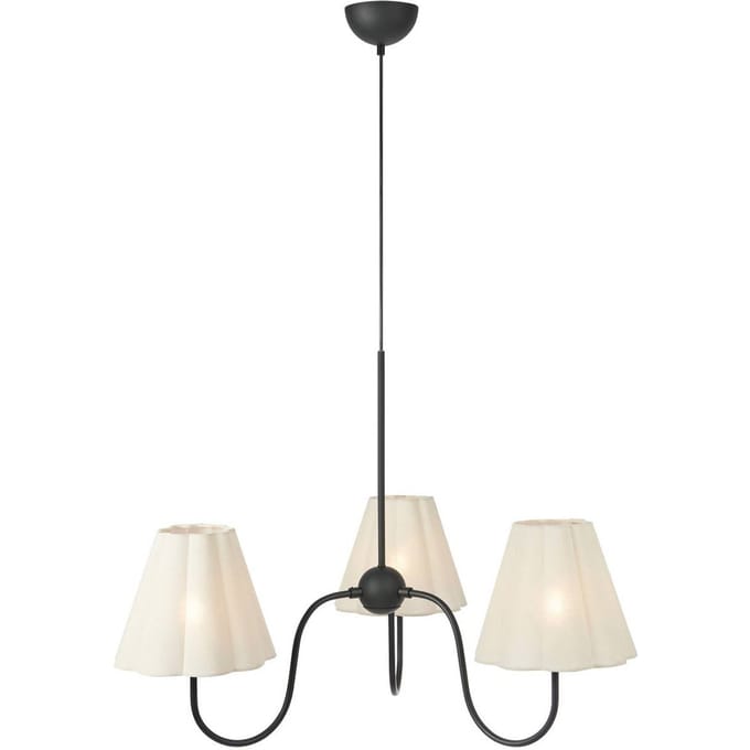 Markslöjd Hanglamp Veya, beige, linnen, Ø 90 cm, E14