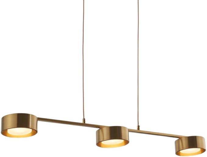 Kosilum - Prins - Hanglamp - Messing - Aluminium en siliconen