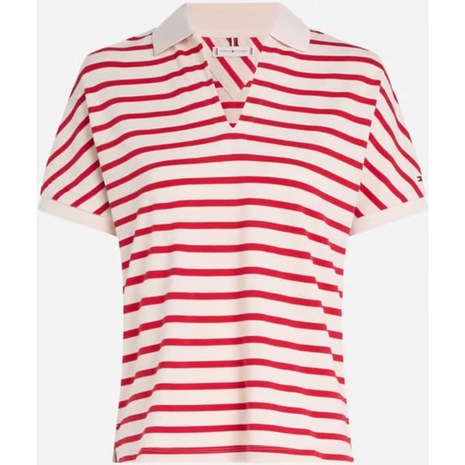 Tommy Hilfiger POLO LYOCELL OPEN-NK RELAXED POLO SS