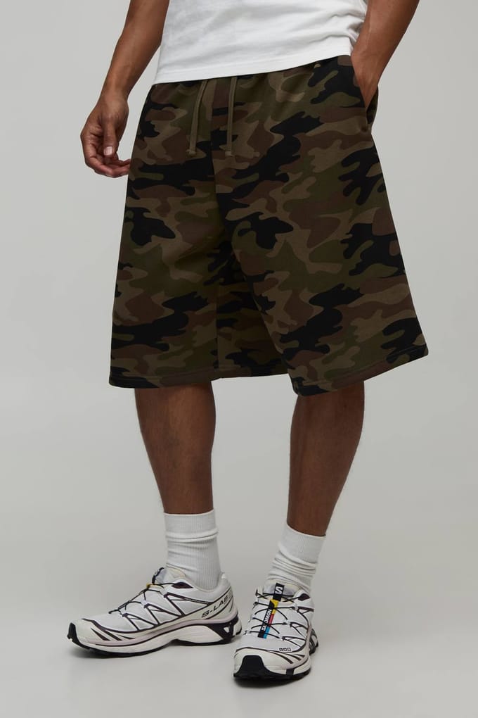 Camo Bermuda Jort | Size XS
