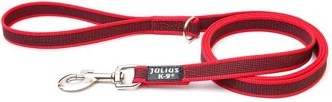 Julius K9 Antislip Lijn + Handvat - 1,8 m - Rood