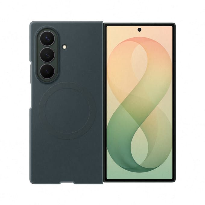 Hoes voor Samsung Galaxy Z Fold8 Ultra F976, Silicone Magnet Case, Groen EF-EF976CGEGWW