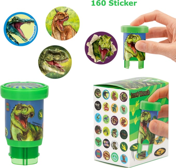 Depesche - Dino World Sticker Stamper