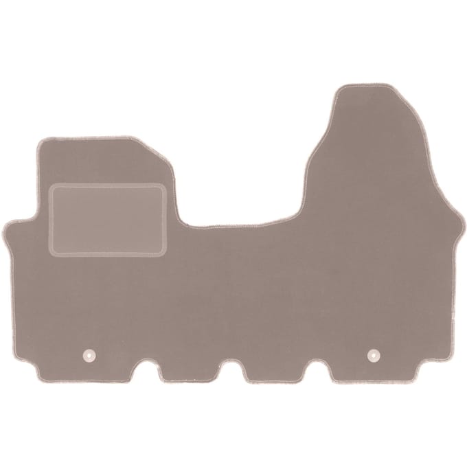 Beige veloursmatten voor: Renault Trafic II bestelbus (2001-2014)