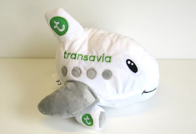 Pluche Knuffel - Transavia Vliegtuig