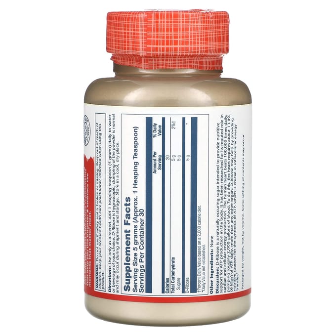 D-Ribose Poeder, 150G(5,3 oz)