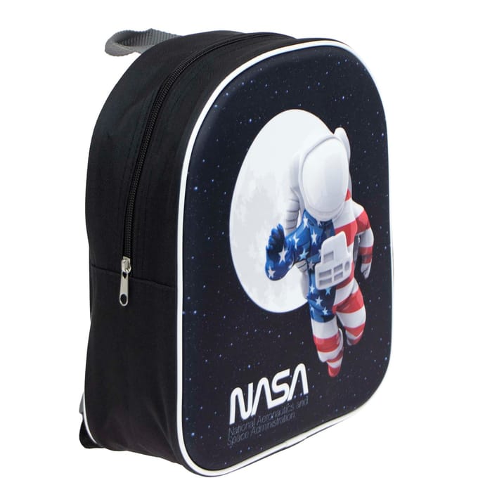 Nasa 3D Rugzak - Schooltas - Polyester - Zwart - Rugzak kind