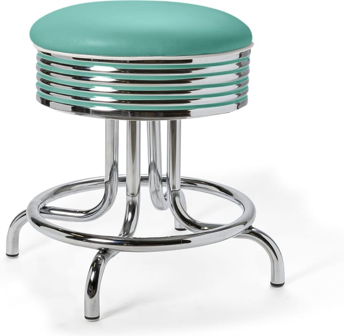 Bel Air Retro Barkruk BS-28-48 Turquoise