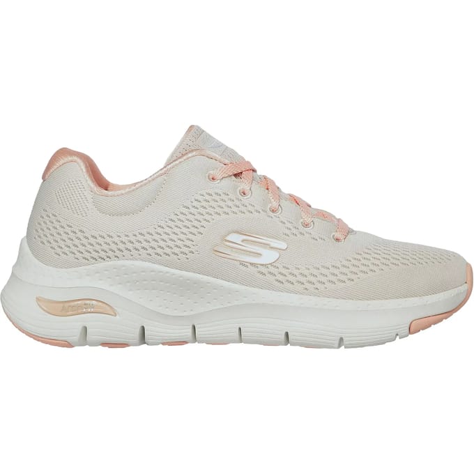 Skechers Arch Fit - Big Appeal Dames Sneakers - Natural/Coral