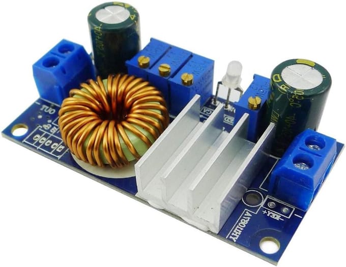 MPPT Solar Controller - DC-DC Converter Buck - Zonnepanelen Laden - Constante Stroom Spanning - 5A - Groen
