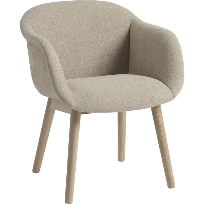 Muuto - Fiber Soft Fauteuil Houten Frame - 4 - 6 Wochen