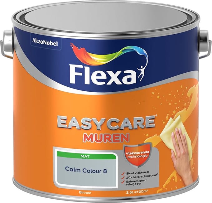 Flexa - Easycare Muren - Calm Colour 8 - Mengverf - 2,5 L