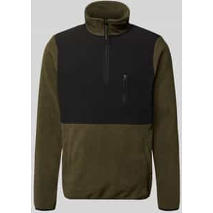 Sweatshirt met opstaande kraag, model 'MARIO'