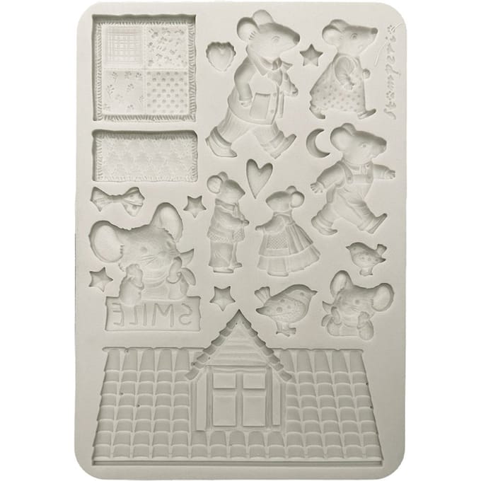 Silicon vorm A5 "Family - Mice"