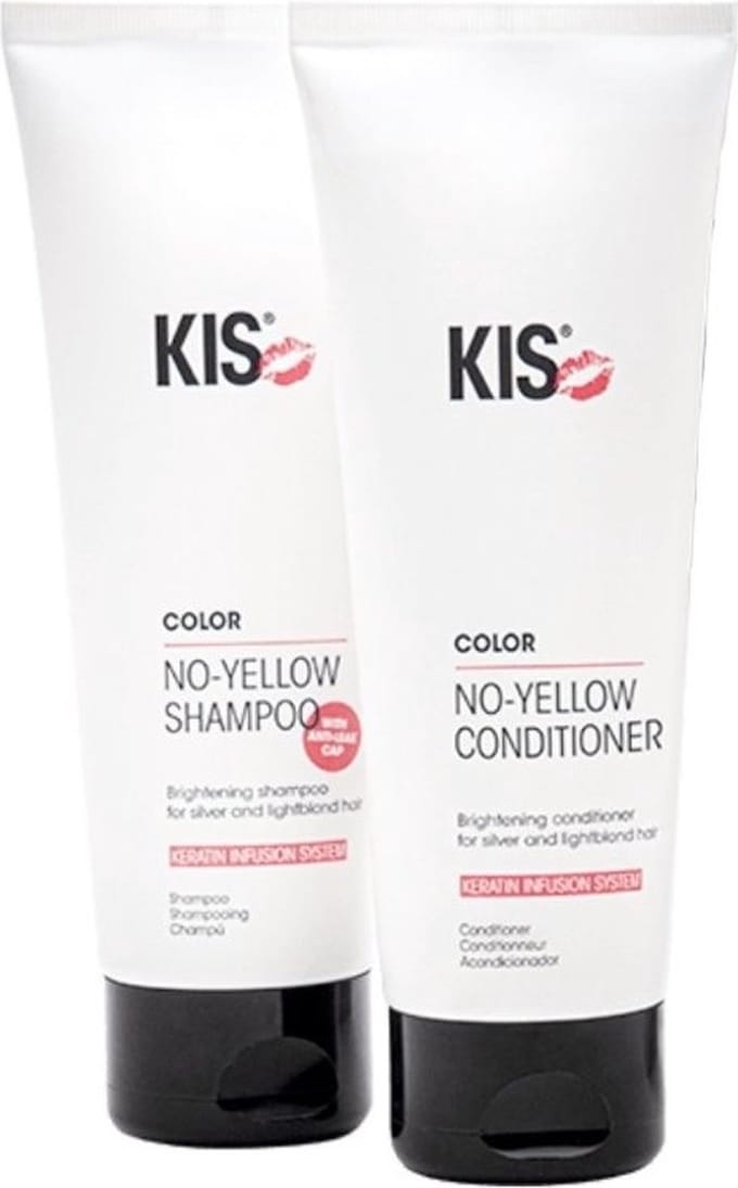 KIS - No Yellow Duo Set - Shampoo & Conditioner - 2x250ml
