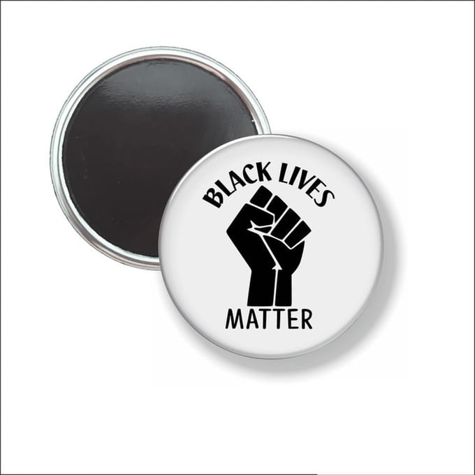 Button Met Magneet 58 MM - Black Lives Matter - NIET VOOR KLEDING