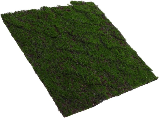 Kunstgras Panelen - Mos Achtergrond - Decoratie Binnen - Realistisch Uiterlijk - 30 x 30 cm - Groen