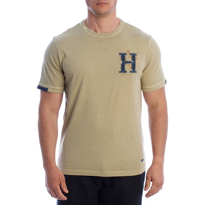 Heren Korte Mouwen Katoenen T-Shirt HS24MTS06