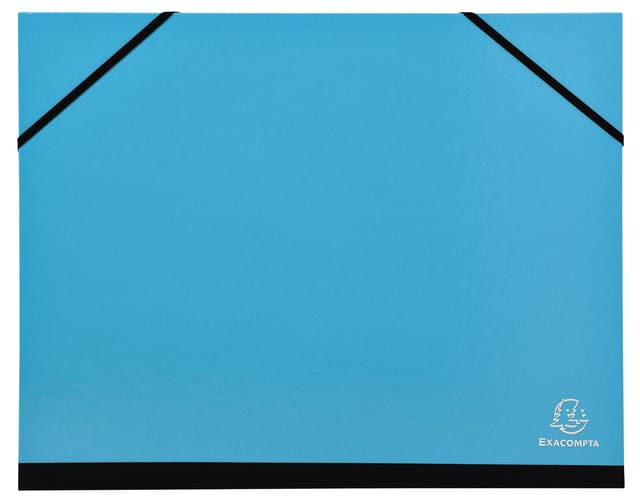 Exacompta IDERAMA tekenmap met elastiek - 28x38cm voor B4 formaat - Geassorteerd - 25529E
