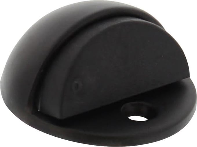 Lavuzo Deurstopper Vloer Rond 45 mm Zwart | Per Stuk | Deurbuffer | Deurstopper binnen | Deurstoppers