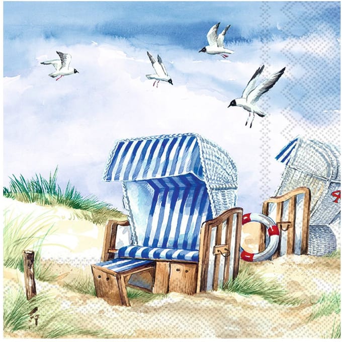 Servet "Strand liefde"