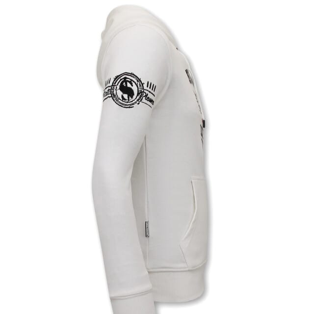 Exclusieve Heren Joggingspak - Narcos University - Wit