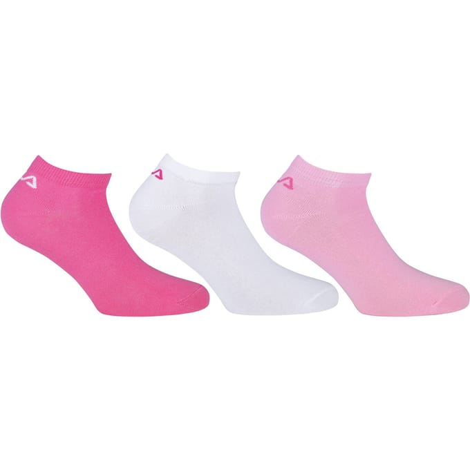 Fila - Uni - Invisible socks unisex 3-pack - Roze  - 35-38
