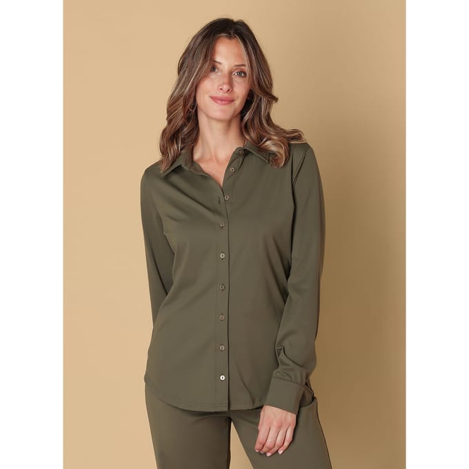 IVY BEAU Sumi Tops - Olive - maat 36