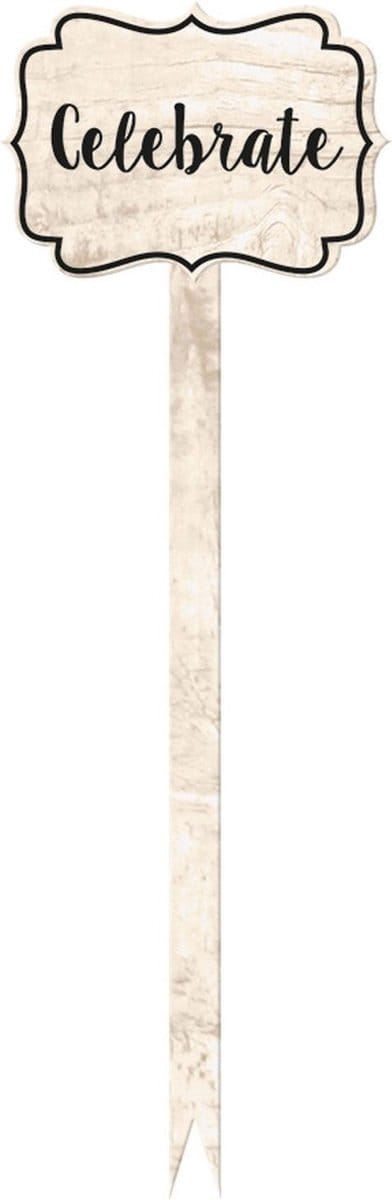 Amscan Cocktailprikkers Celebrate 20 Cm 12 Stuks