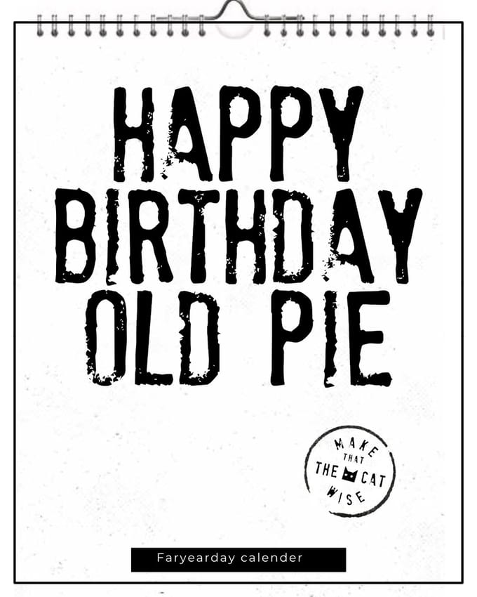 Make That the Cat Wise Verjaardagskalender A5