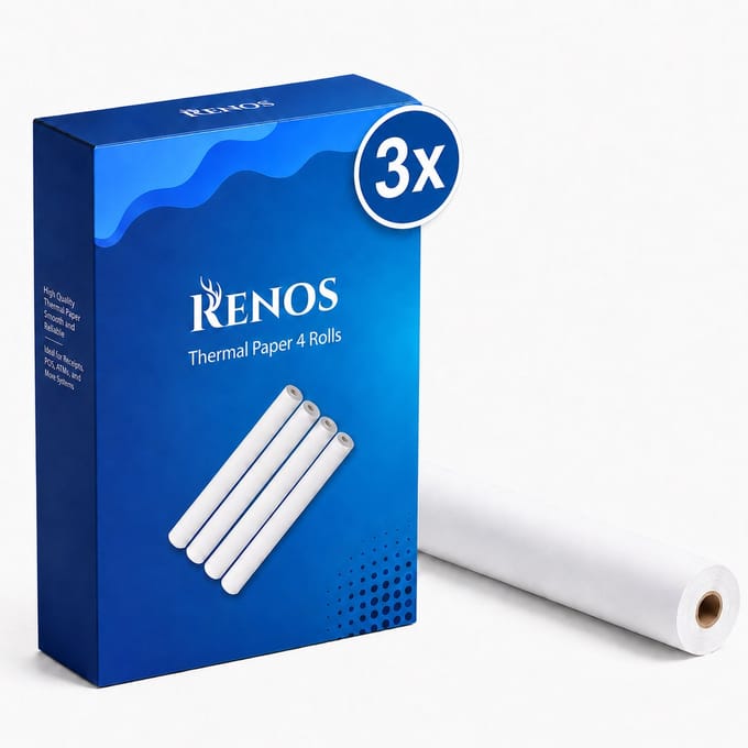 A4 Papierrollen - Mini Printer - Thermische Papierrollen - Printpapier - 12 STUKS - 360 vellen papier