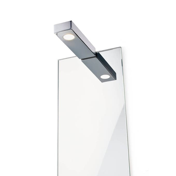 Decor Walther Wand- en spiegellamp Flat 2 LED, chroom
