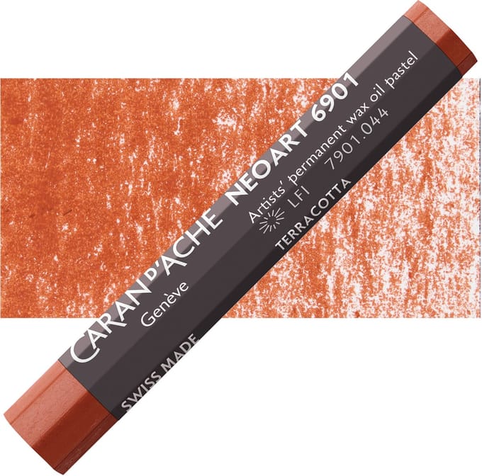 Caran d'Ache Neoart Permanent Wax Oliepastel - Terracotta (044)