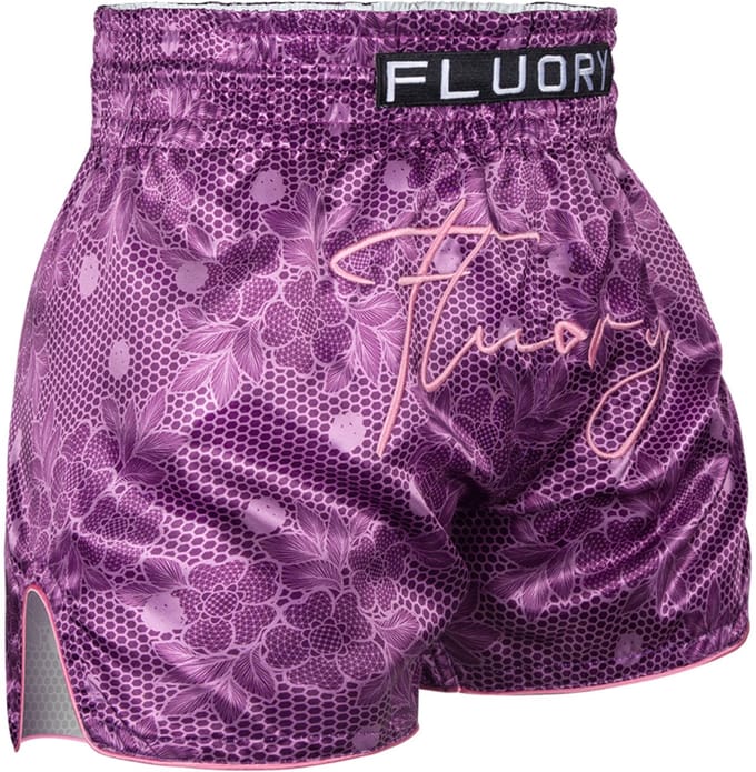 Fluory Muay Thai Kickboks Short Pinga Paars – M