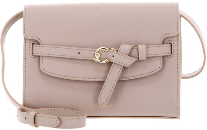 COCCINELLE Leren schoudertas Sabine Handbag Rosette oud roze