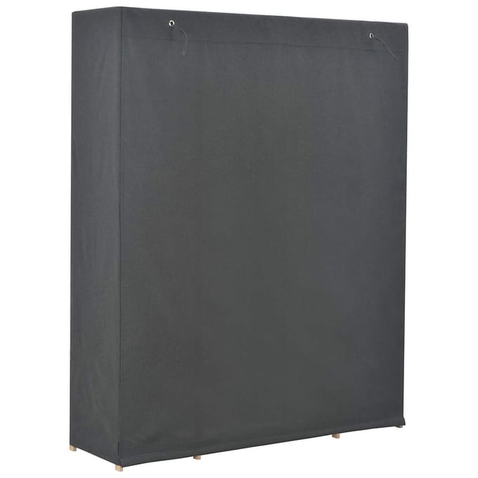 vidaXL - Kledingkast - 135x40x170 - cm - stof - grijs