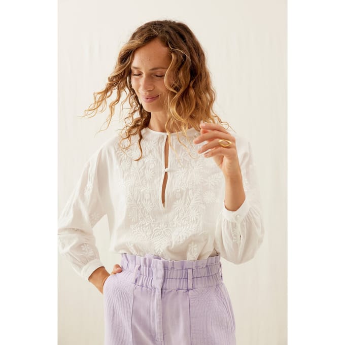 Louise Misha Blouse Julianna White Taglia: 36 | Magliette intime Outlet | Donna | Bianco