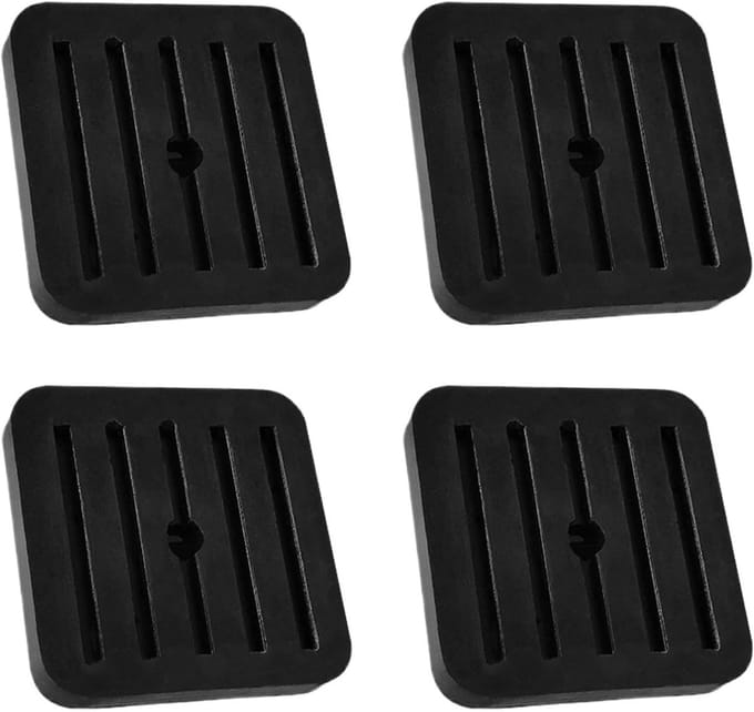 Trillingsdempers Rubber - Schokdempers Apparaten - Geluid Verminderen - Robuuste Isolatie - 4 Stuks